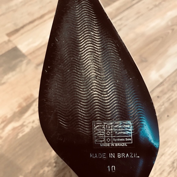 Leather wedges ankle booties - Picture 5 of 6